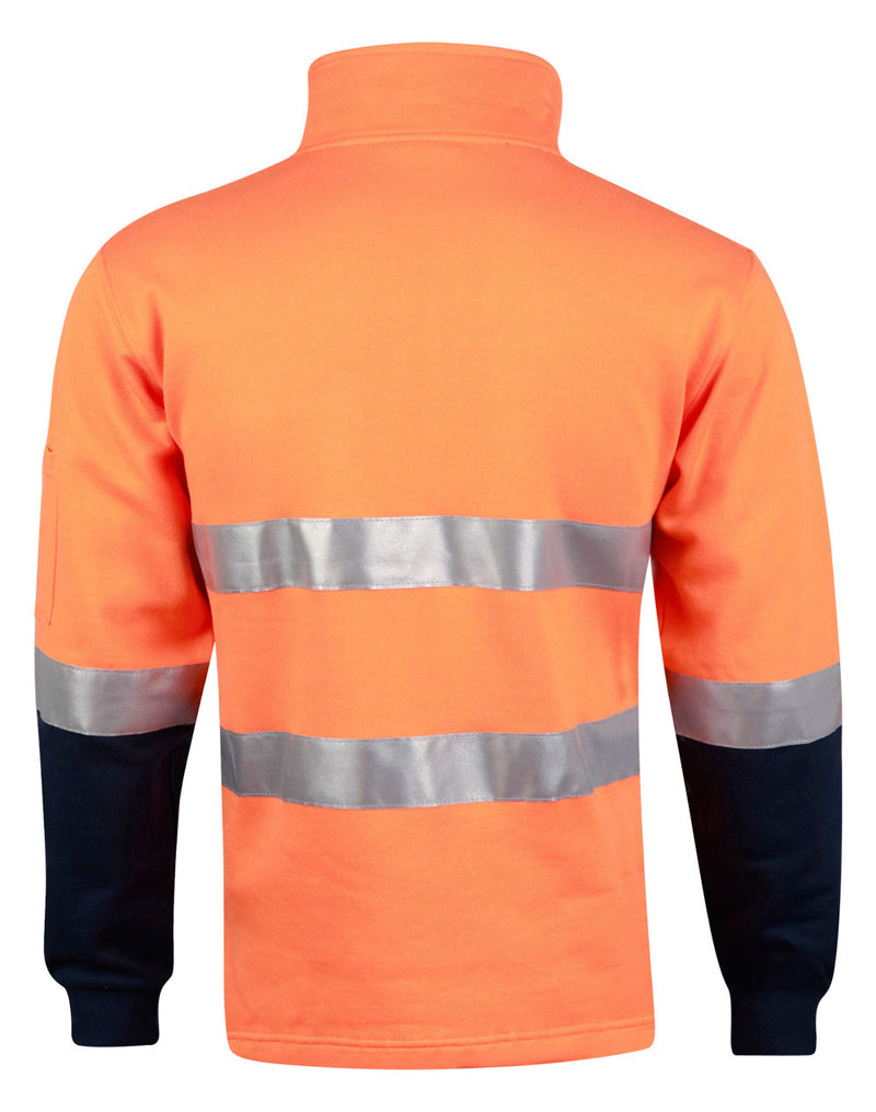 SW48 HI-VIS TWO TONE COTTON FLEECE SWEAT