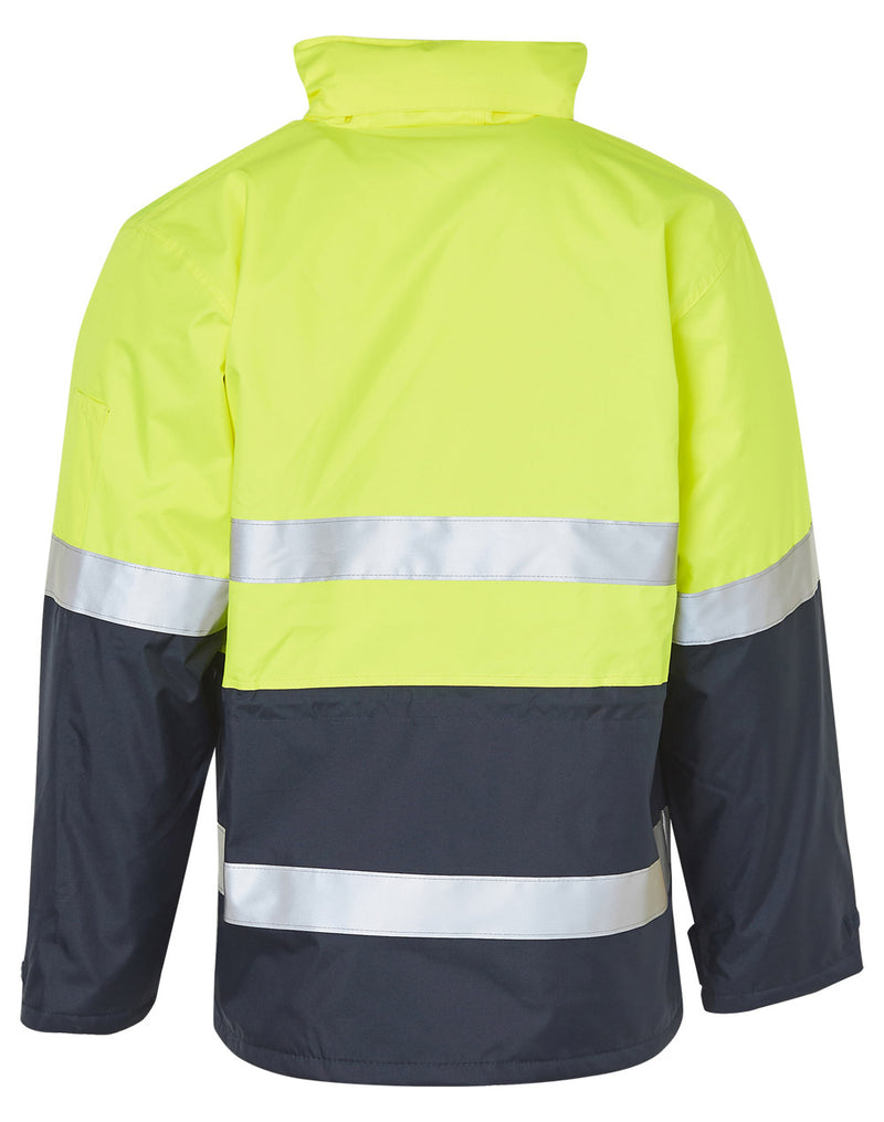 SW50 HI-VIS LONG LINE JACKET POLAR WITH FLEECE LINING