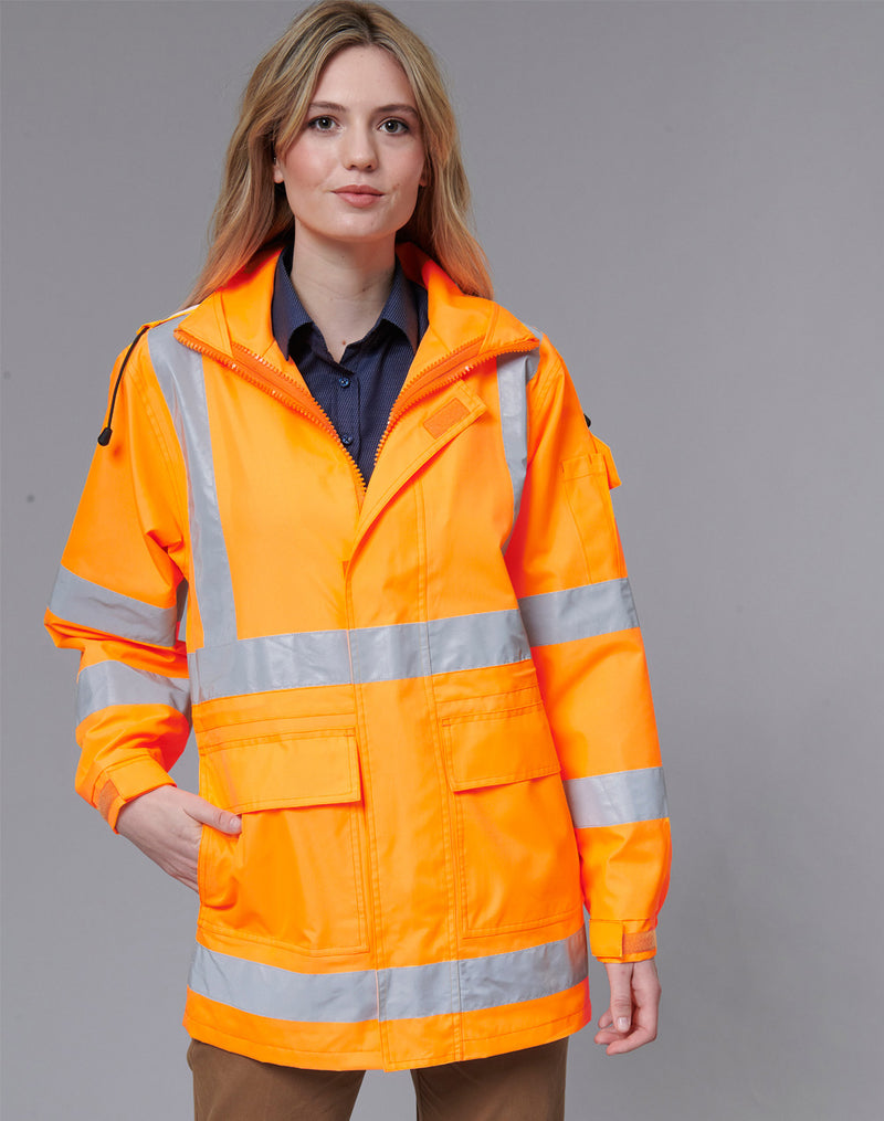 SW77 VIC Rail Hi Vis 3 in 1 Safety Jacket and Vest - Unisex