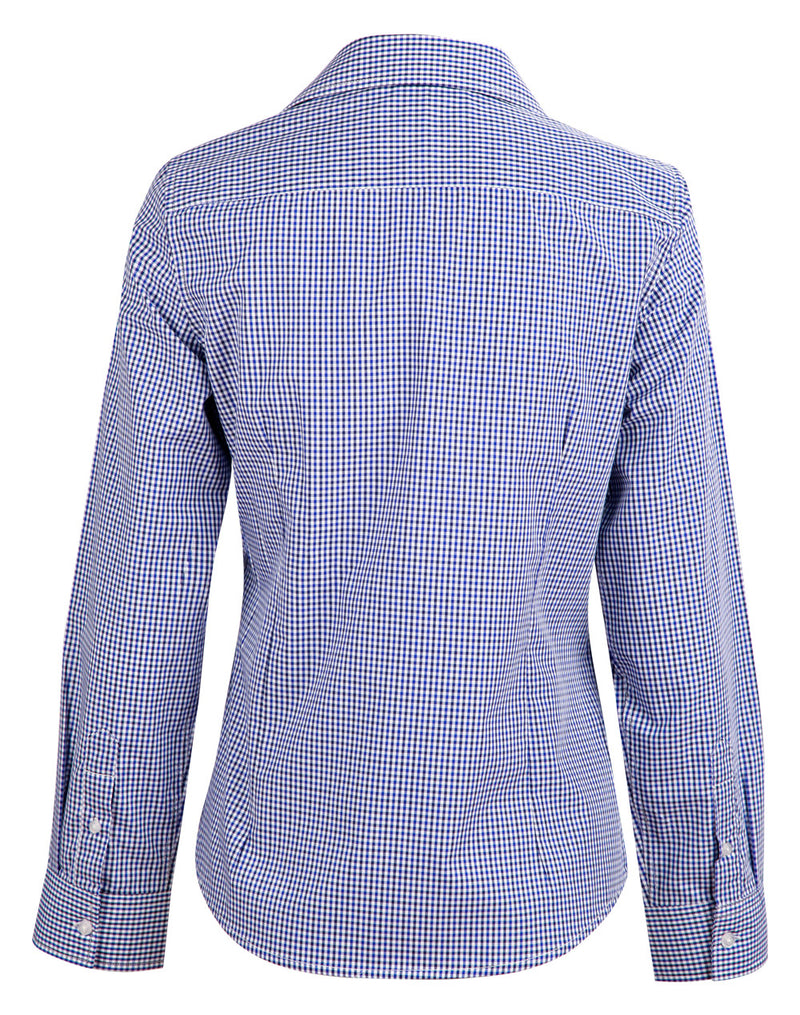 M8320L Ladies’ Multi-Tone Check Long Sleeve Shirt