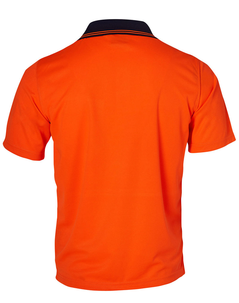 SW01CD High Visibility CoolDry Short Sleeve Polo