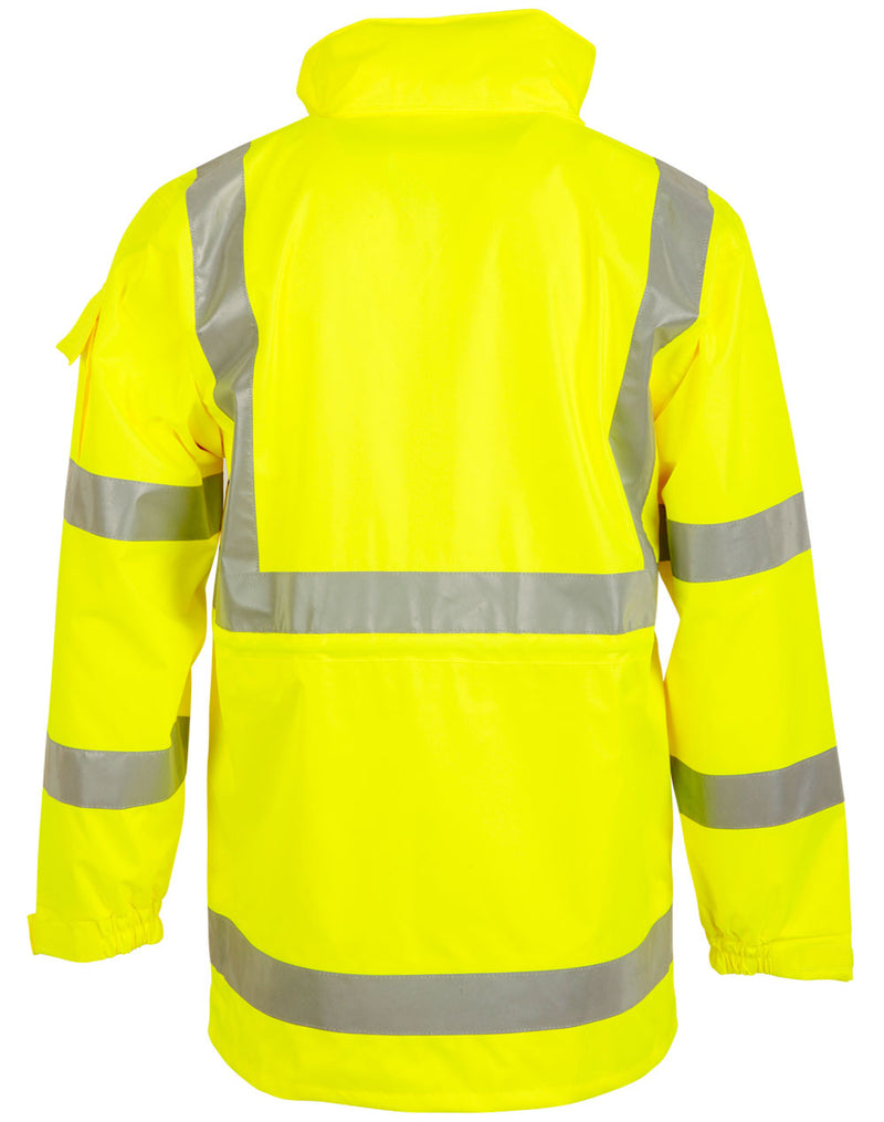 SW77 VIC Rail Hi Vis 3 in 1 Safety Jacket and Vest - Unisex