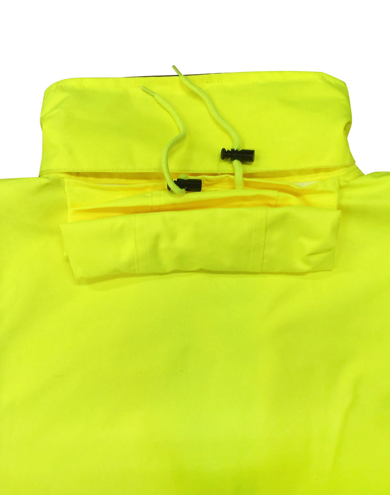 SW50 HI-VIS LONG LINE JACKET POLAR WITH FLEECE LINING