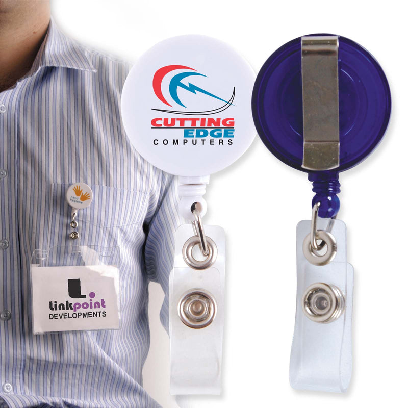 LL451.Corfu Retractable Name Badge Holder