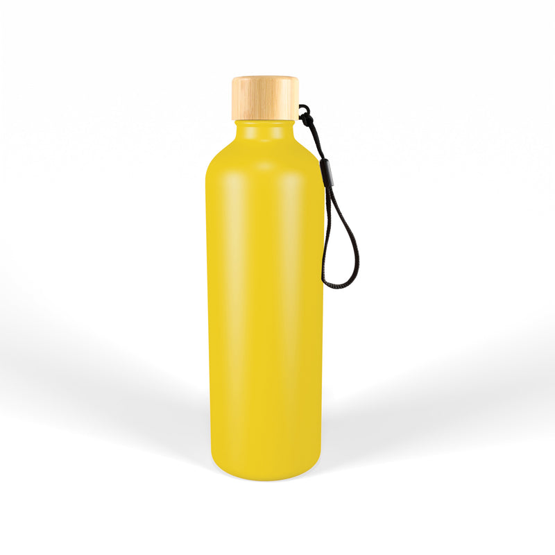 LL6997.Gelato Aluminium Drink Bottle with Bamboo Lid