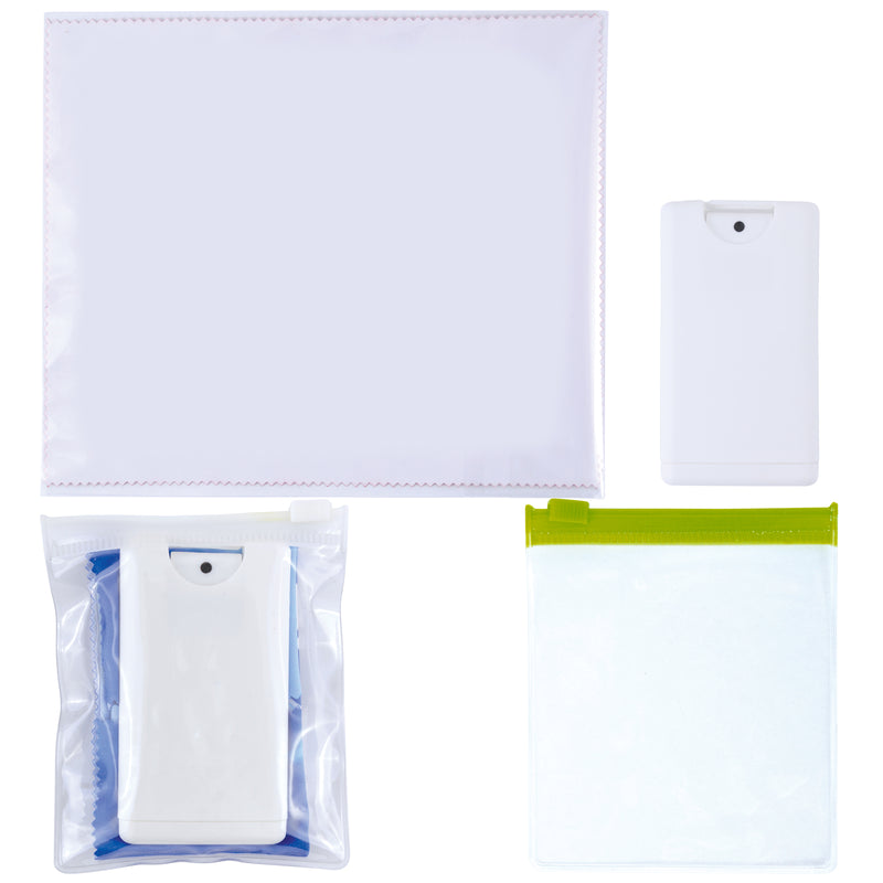 LL603.Microfibre Lens Cloth with Screen Cleaner
