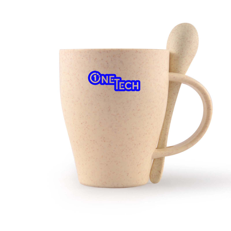 LL6483.Avenue Wheat Fibre Cup and Spoon