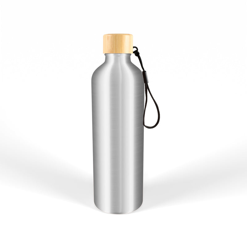 LL6997.Gelato Aluminium Drink Bottle with Bamboo Lid